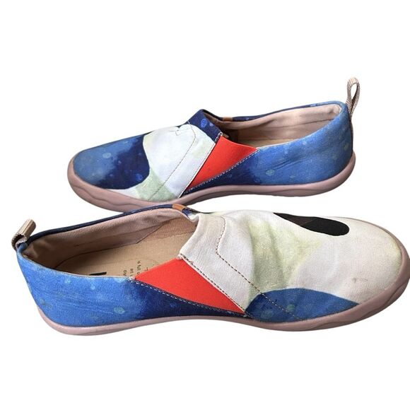 UIN Polar Bear Winter Hug Each Other Casual Artistic Slip on Shoe - Size 9 - Picture 5 of 9